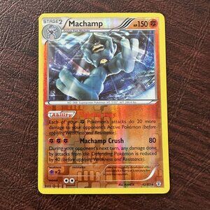 New Mint Rare Stage 2 Machamp Furious Fists Rare Holo Pokemon Card